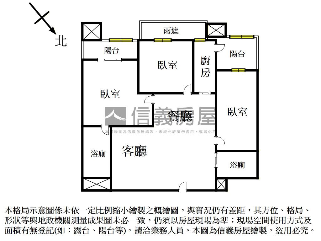 威尼斯幸福三房車房屋室內格局與周邊環境