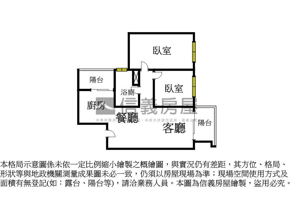 富宇仰睦高樓海景兩房房屋室內格局與周邊環境