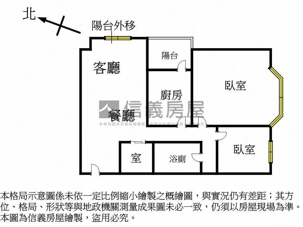 賺錢時代高樓視野兩房房屋室內格局與周邊環境