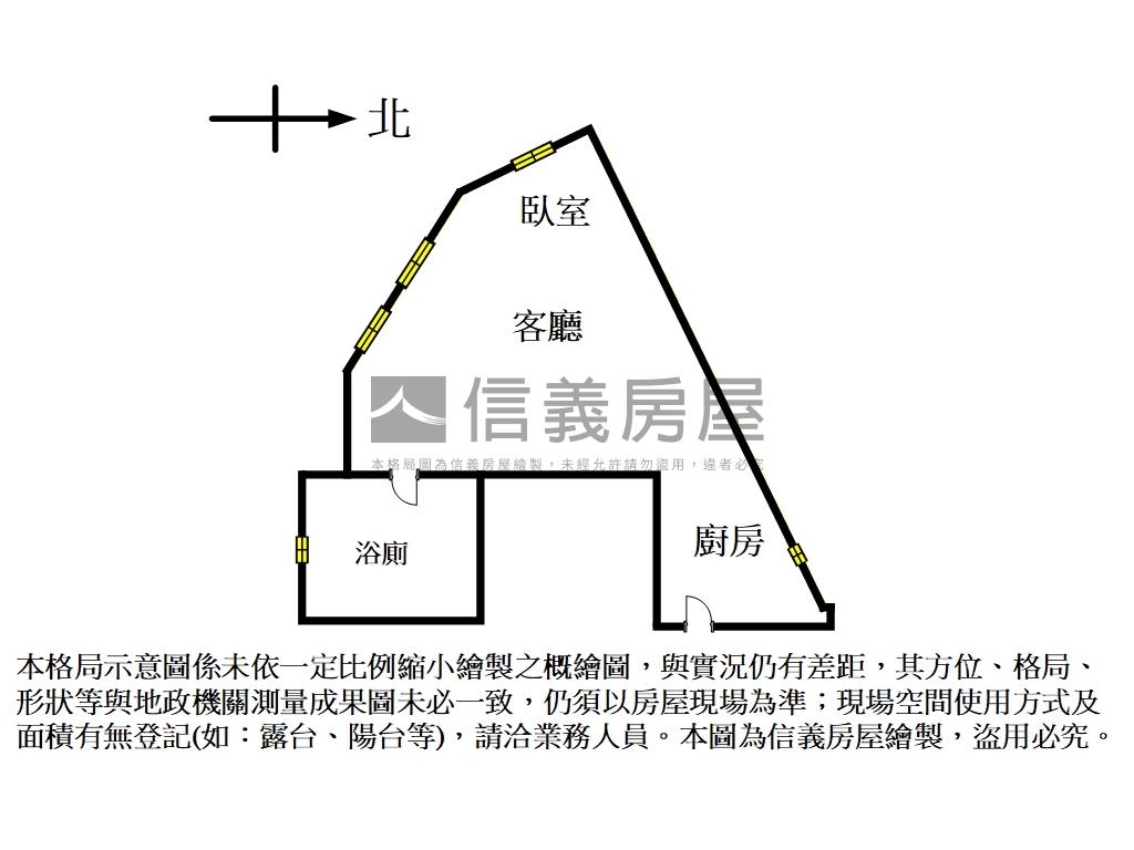 近三重國小捷運邊間套房房屋室內格局與周邊環境