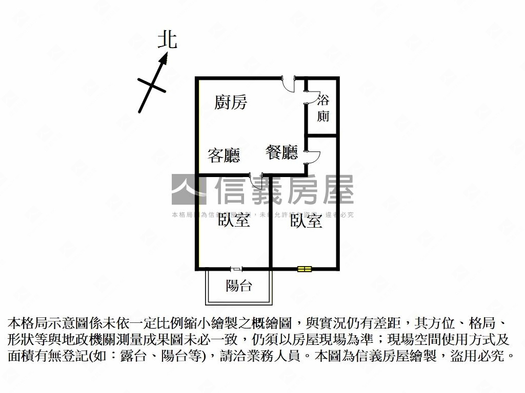 新美齊畫世代稀有兩房房屋室內格局與周邊環境