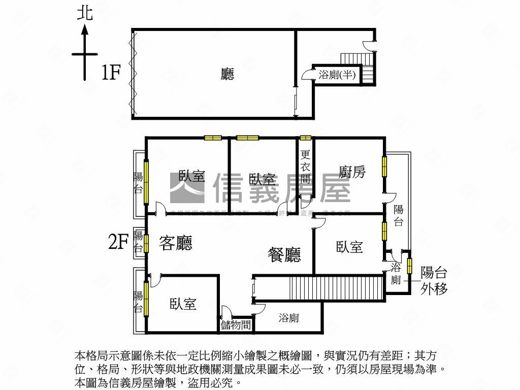 親親校樹❤店住合一大四房房屋室內格局與周邊環境
