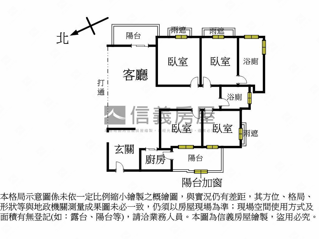 世紀都心★稀有高樓２房屋室內格局與周邊環境