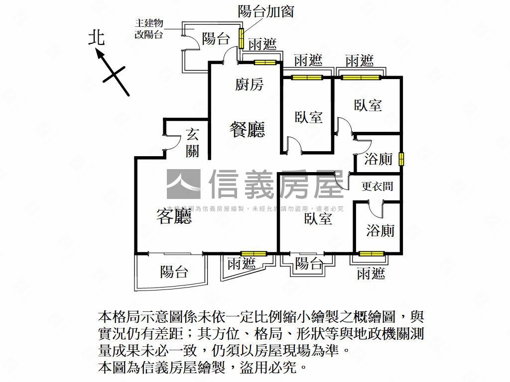 坤山和謙視野裝潢美屋房屋室內格局與周邊環境