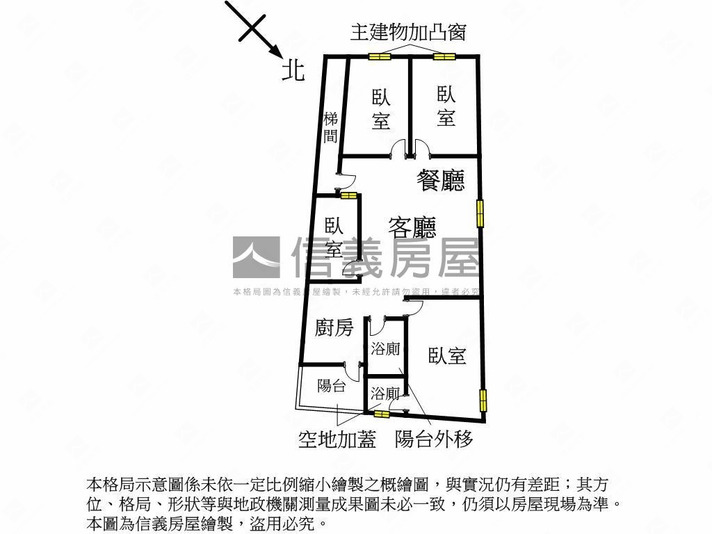 近萬大捷運線時尚裝潢四房房屋室內格局與周邊環境