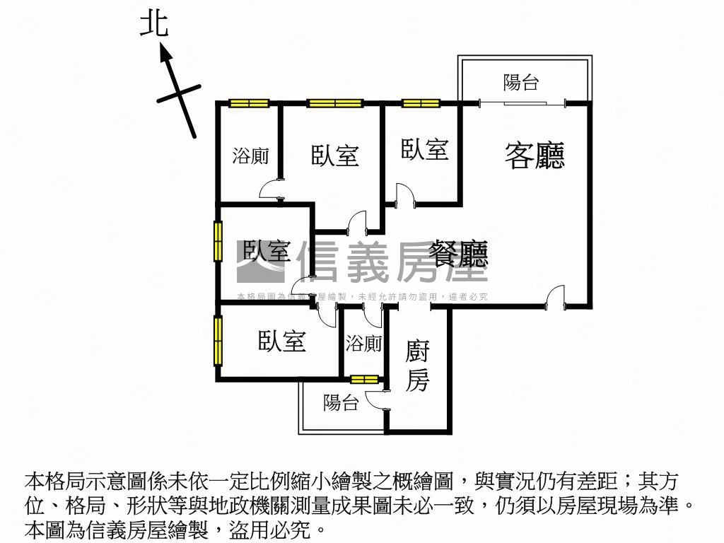 近中國醫，公園四房平車房屋室內格局與周邊環境