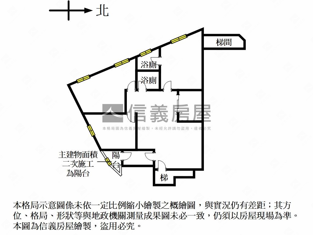 近捷運仁華電梯大空間房屋室內格局與周邊環境