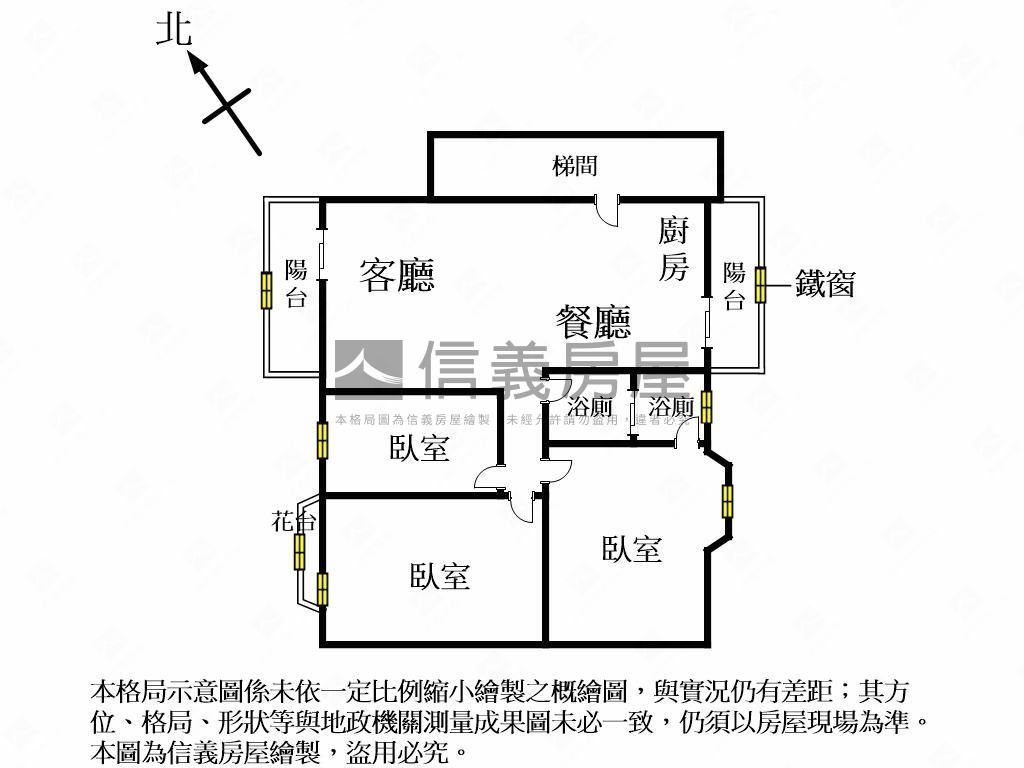 上安國小視野三房平車房屋室內格局與周邊環境