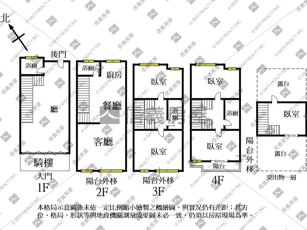 馨雅馨富全新臨路店面別墅房屋室內格局與周邊環境