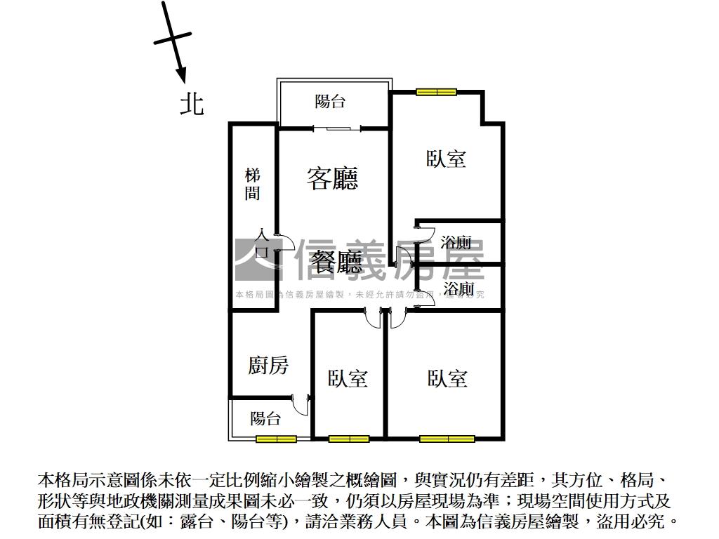 北屯捷運＋商圈三房平車房屋室內格局與周邊環境