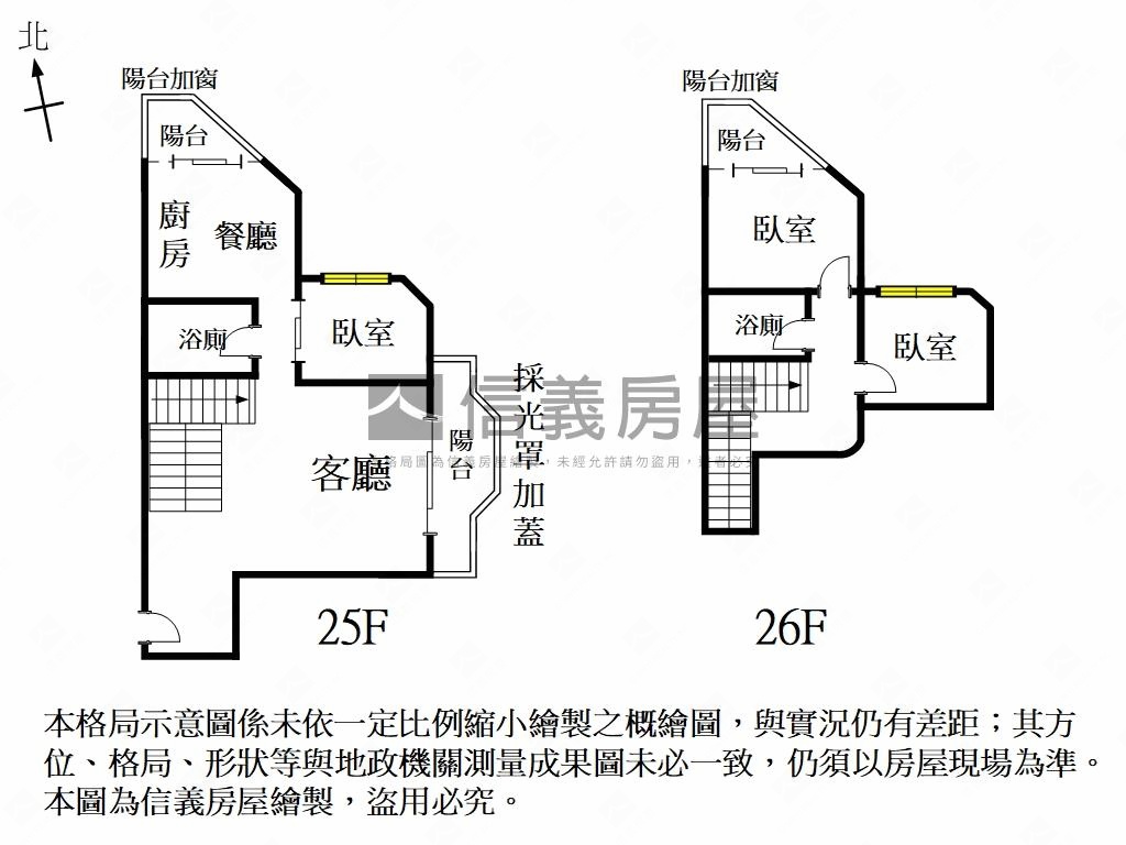 麗池樓中樓頂樓三房車位房屋室內格局與周邊環境
