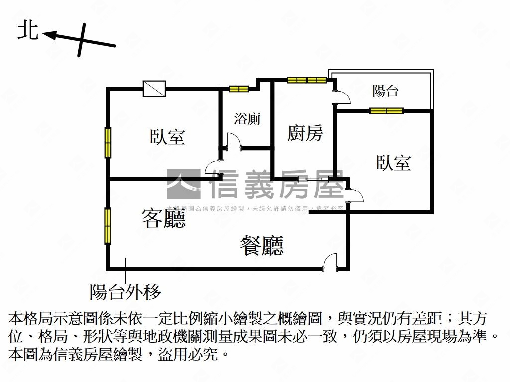 大坪林邊間兩房衛浴開窗房屋室內格局與周邊環境