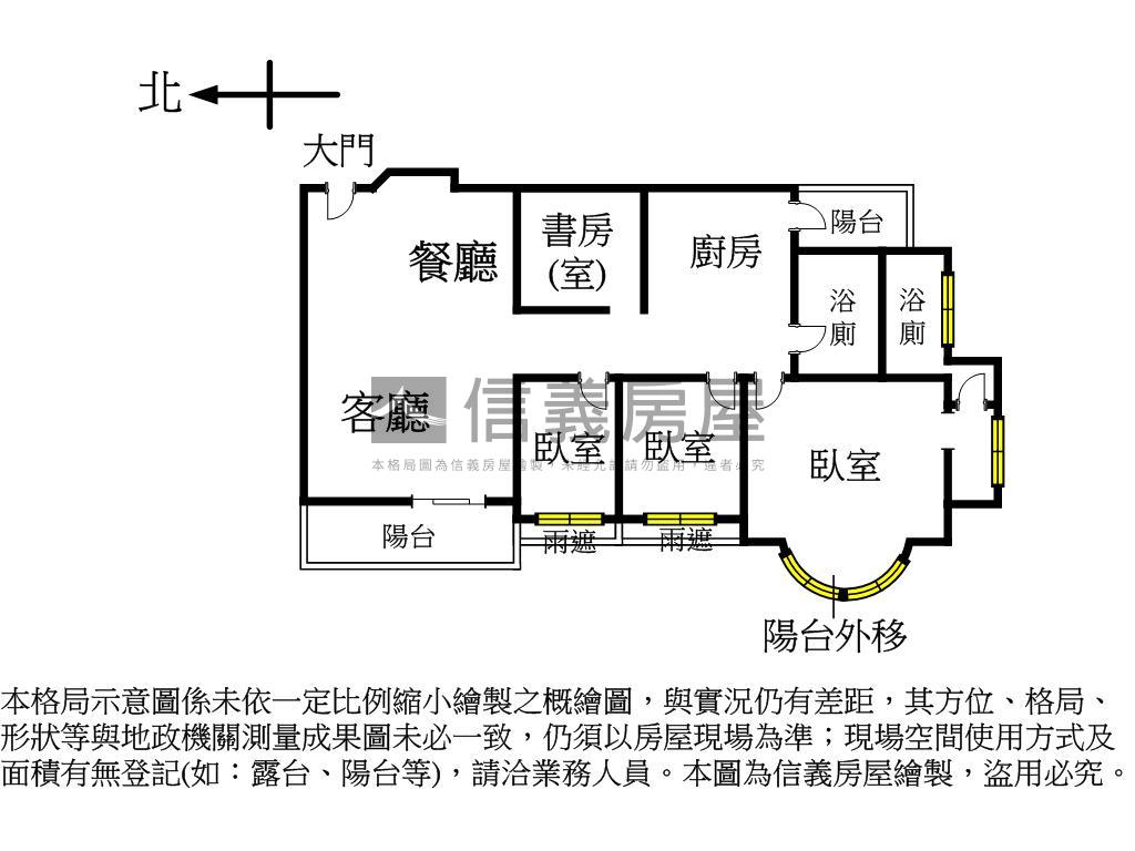 台北愛河｜電梯三房附車位房屋室內格局與周邊環境