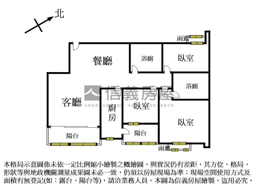 綠園道裝潢３房美屋＋車位房屋室內格局與周邊環境