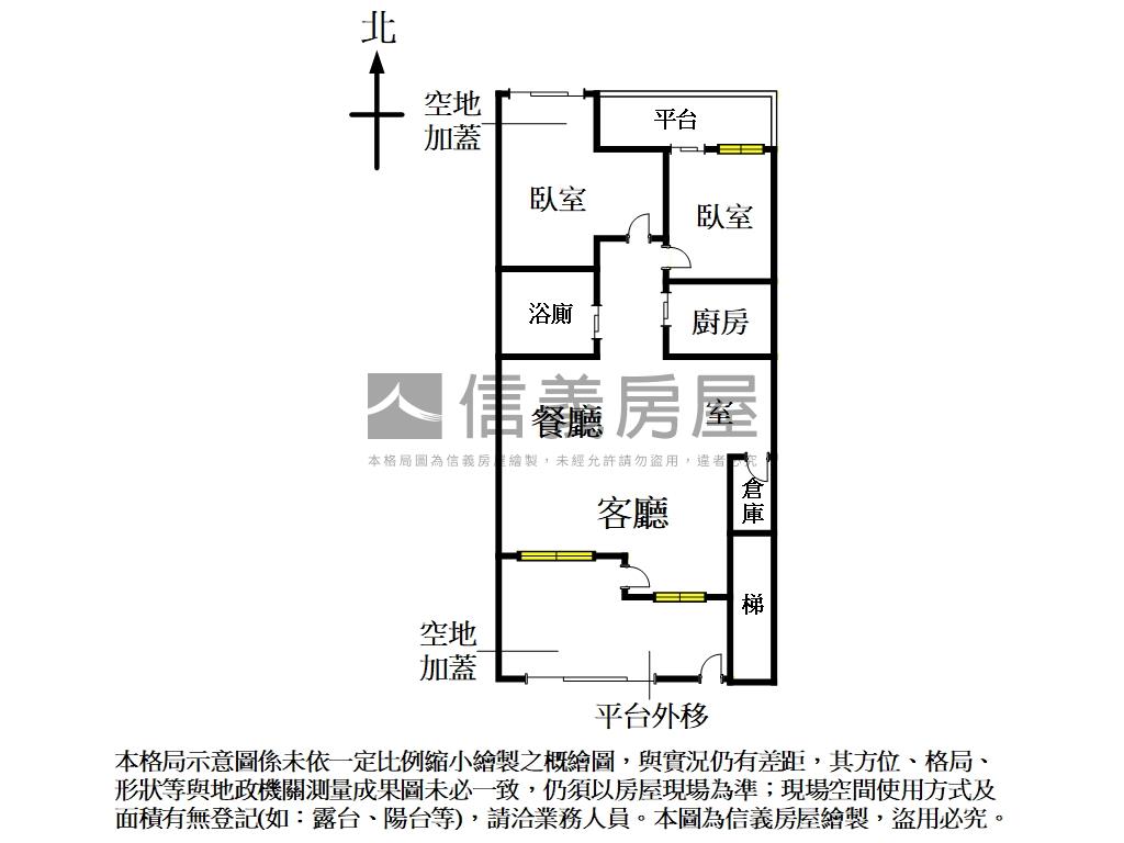 三民路方便停車一樓房屋室內格局與周邊環境