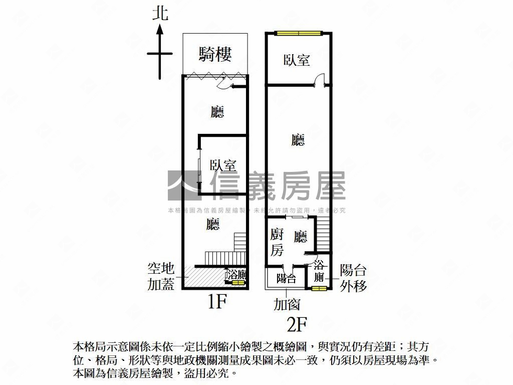 近美麗島１＋２樓店住房屋室內格局與周邊環境