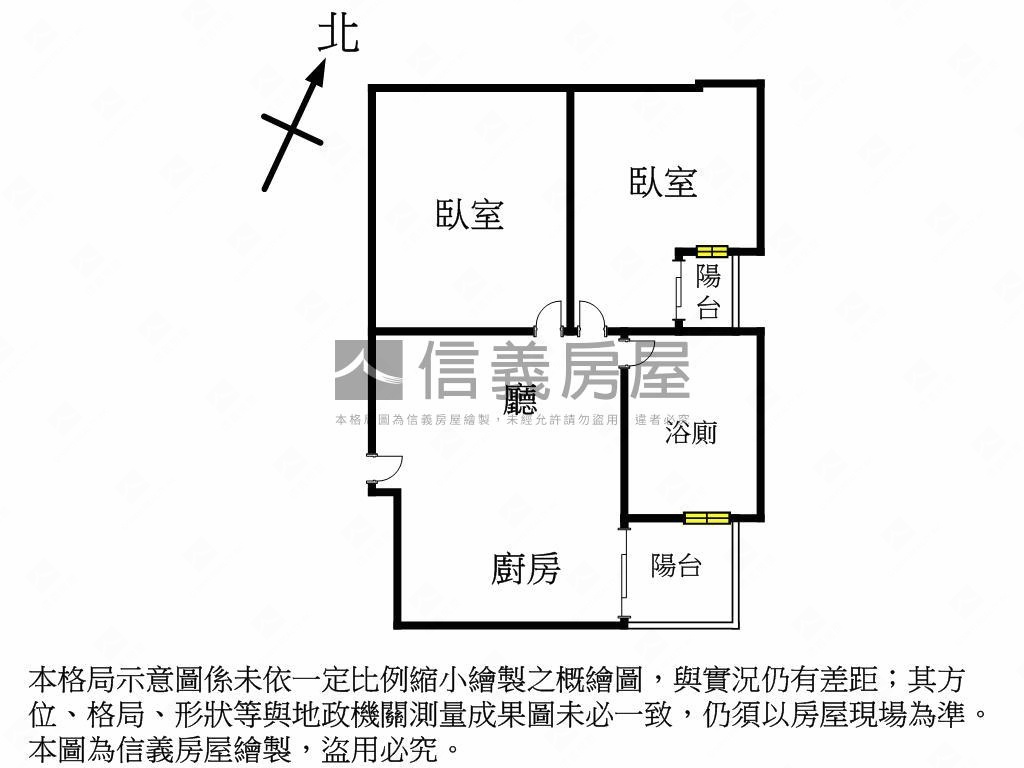 售．郡都ＩＮＮ正兩房房屋室內格局與周邊環境