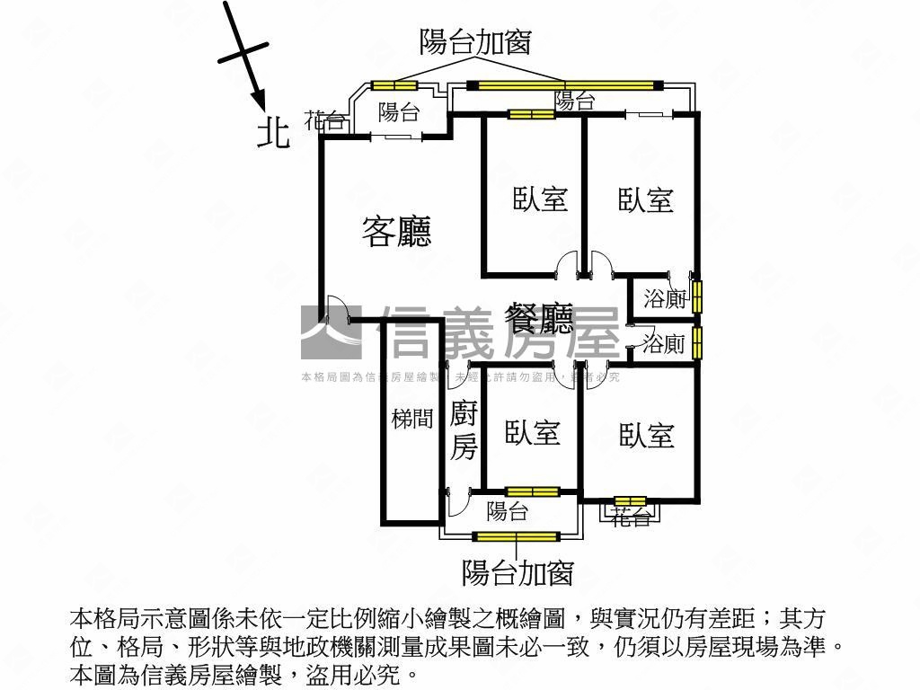 圓山芳鄰四房平面車位房屋室內格局與周邊環境