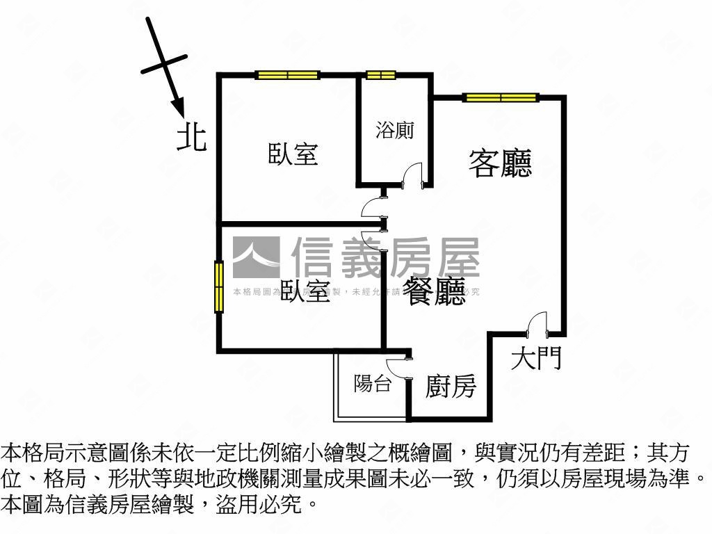 親家７ＵＰ頂樓朝南裝潢戶房屋室內格局與周邊環境