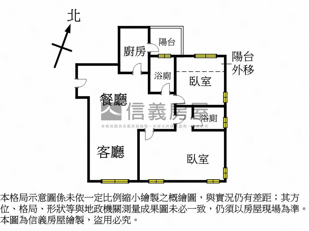 世紀雙星｜邊間｜２衛平車房屋室內格局與周邊環境