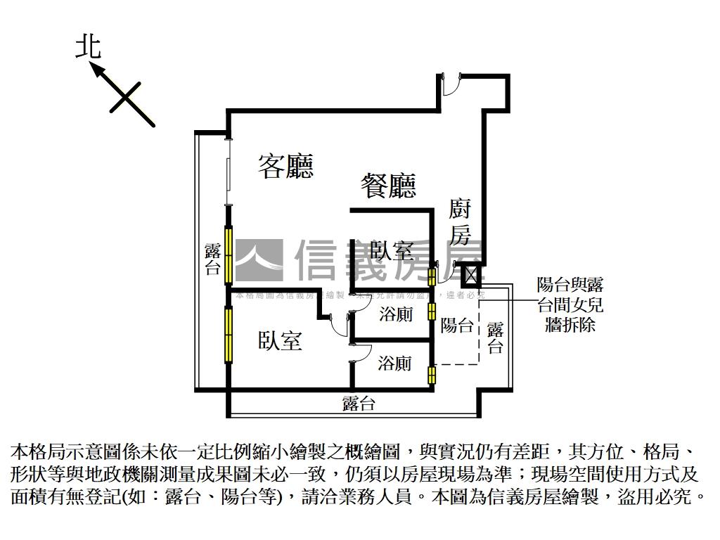 德友植仁露臺戶房屋室內格局與周邊環境