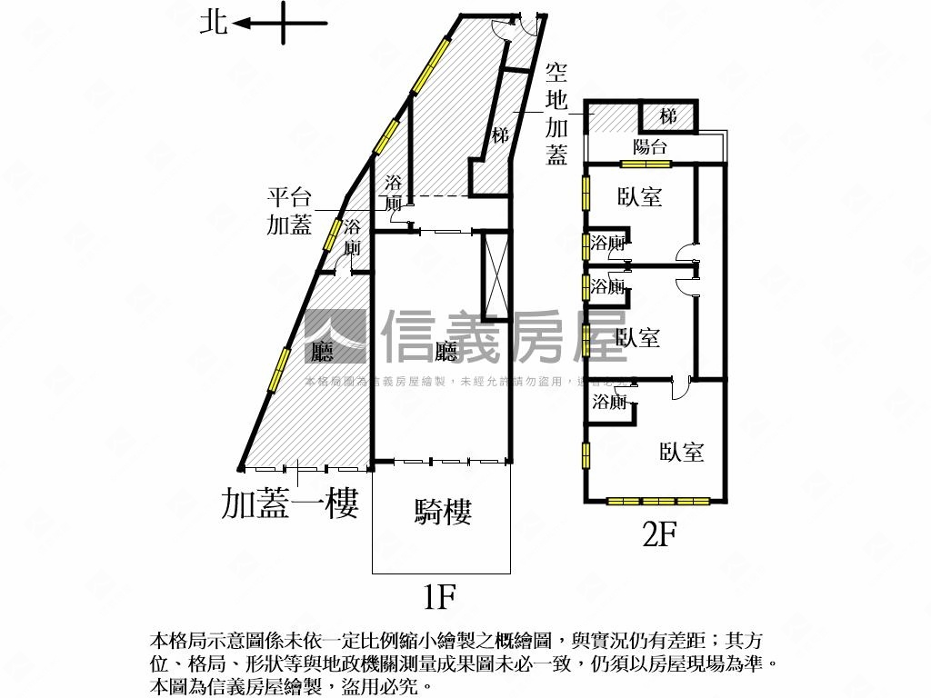 正萬大路三角窗租房屋室內格局與周邊環境