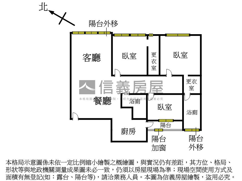 敦北景觀樹蔭美妝三房車位房屋室內格局與周邊環境
