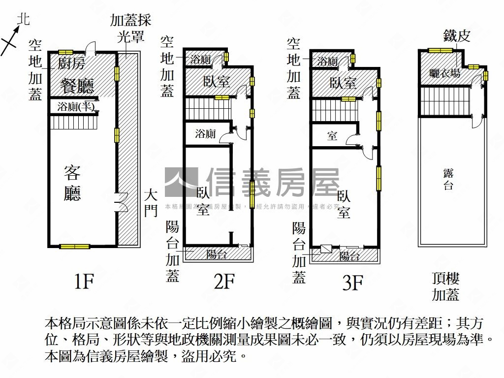 民雄菁埔邊間庭院透天房屋室內格局與周邊環境