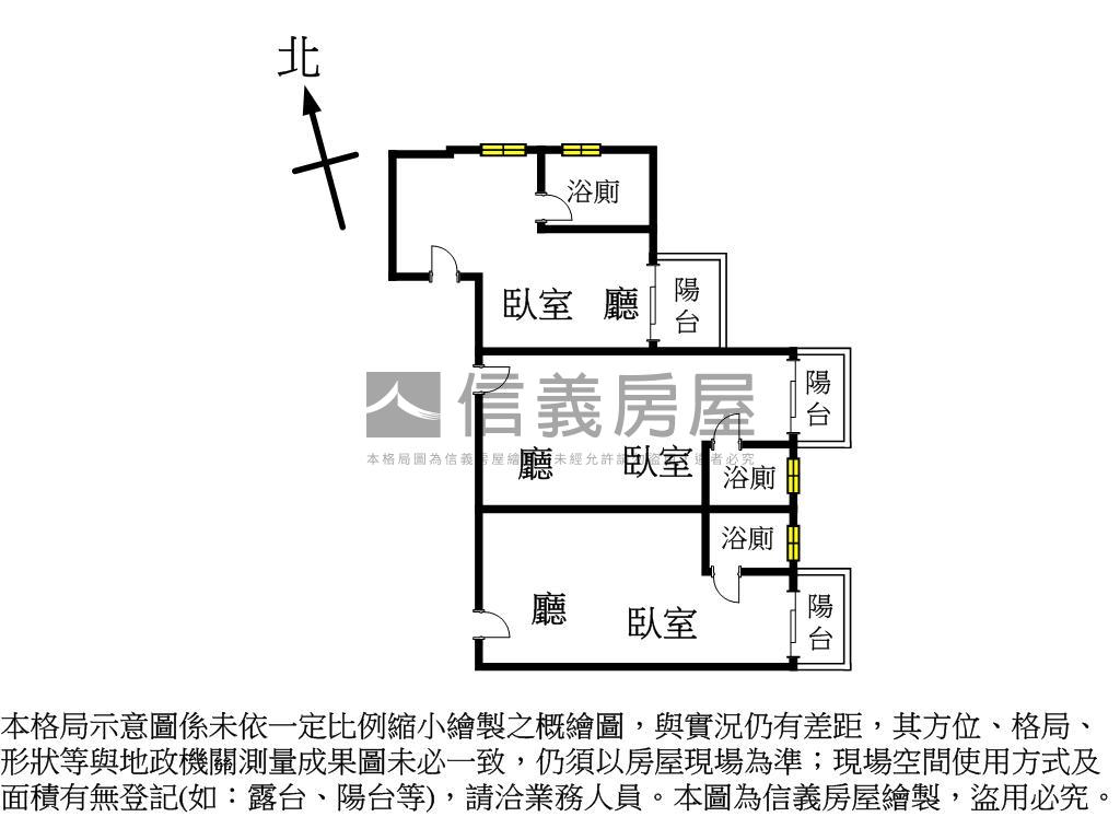 近中科園區三房三衛全新宅房屋室內格局與周邊環境