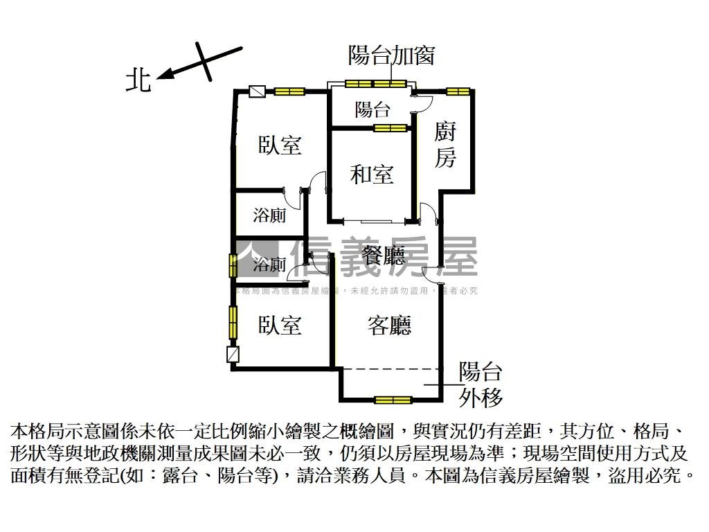 昌益次頂樓華廈有車位房屋室內格局與周邊環境