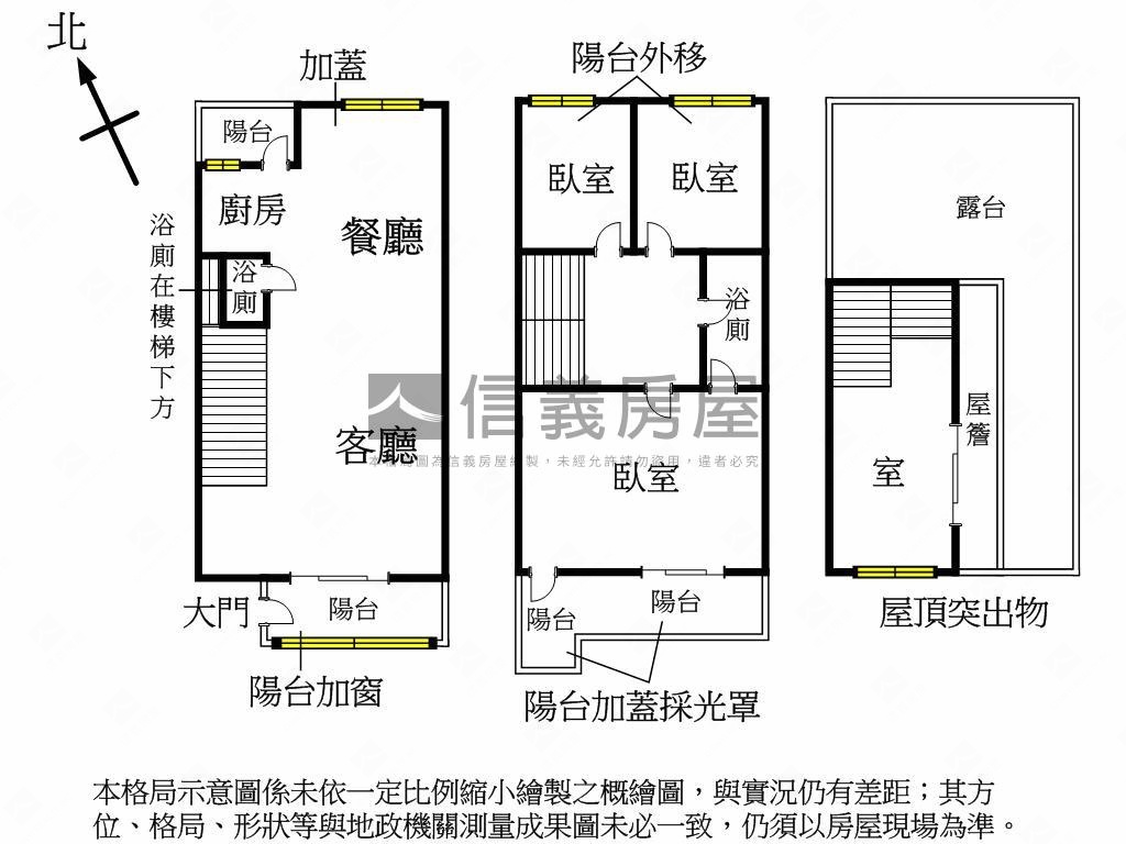 香堤綠地大三房房屋室內格局與周邊環境