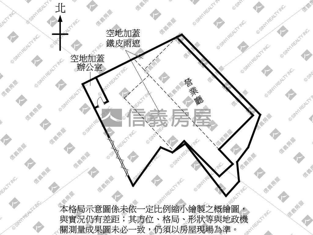 岡山近市區大坪廠房房屋室內格局與周邊環境