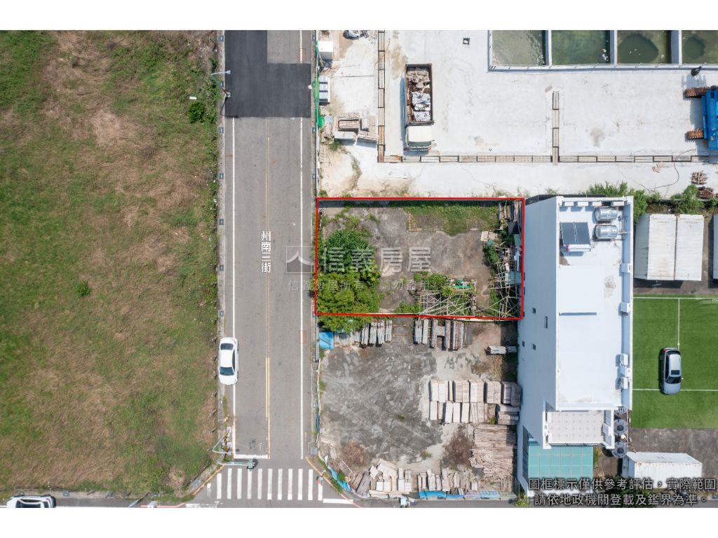 州南面寬約１０米方正地房屋室內格局與周邊環境
