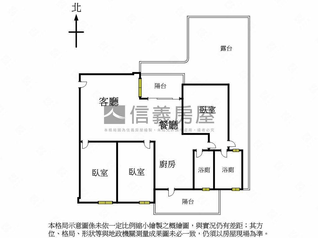 興大名宅三房雙平車房屋室內格局與周邊環境