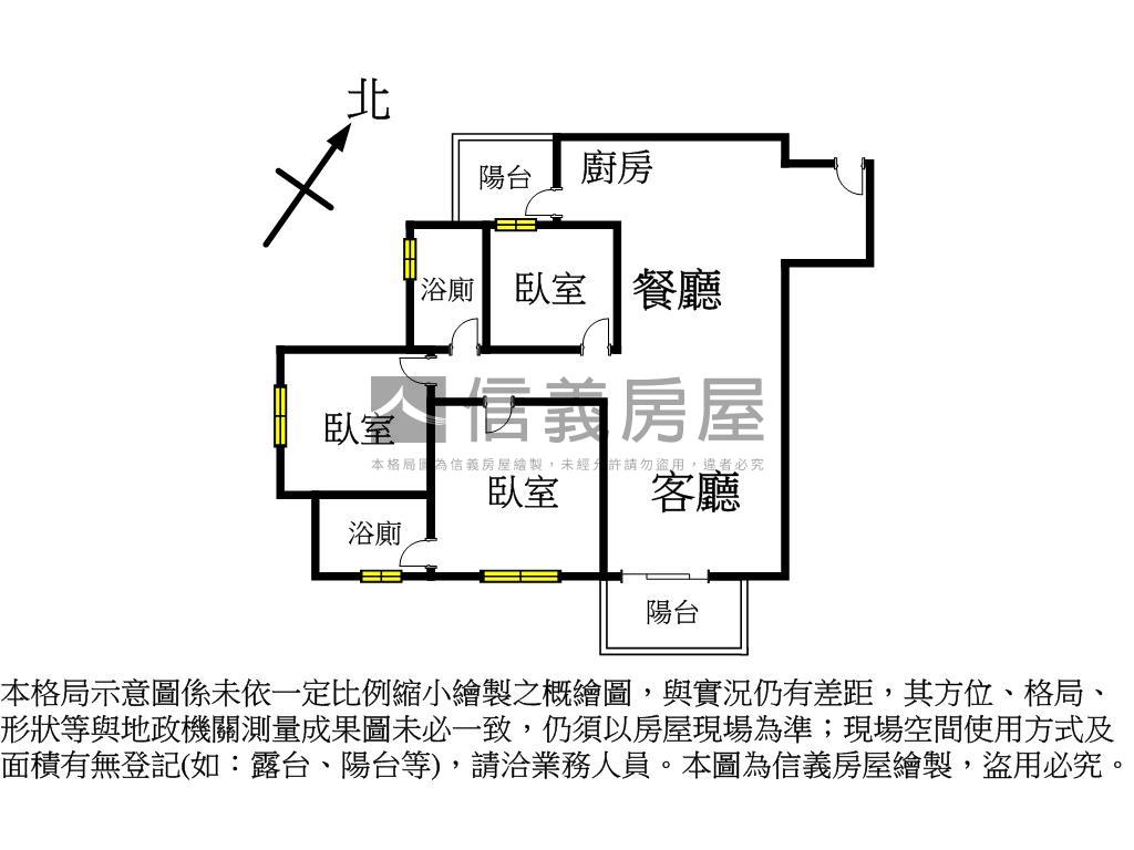 中山富域全新三房平車房屋室內格局與周邊環境