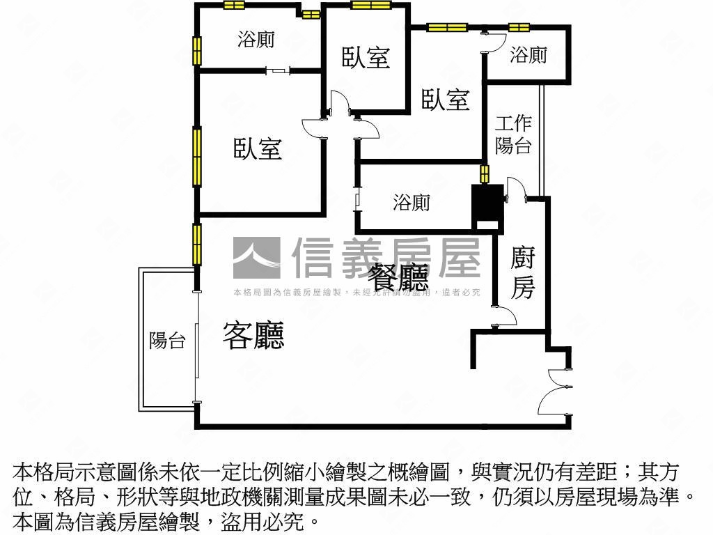 ＵＮｉＰＡＲＫ面公園７樓房屋室內格局與周邊環境
