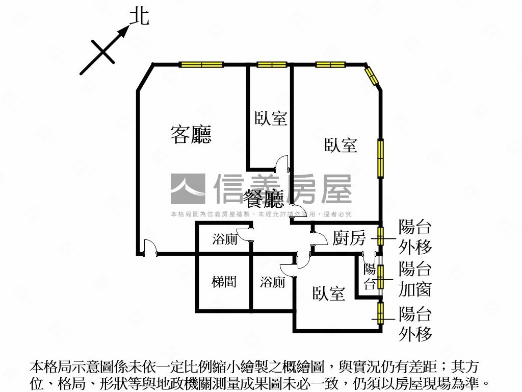 天母甲桂林社區美三房房屋室內格局與周邊環境