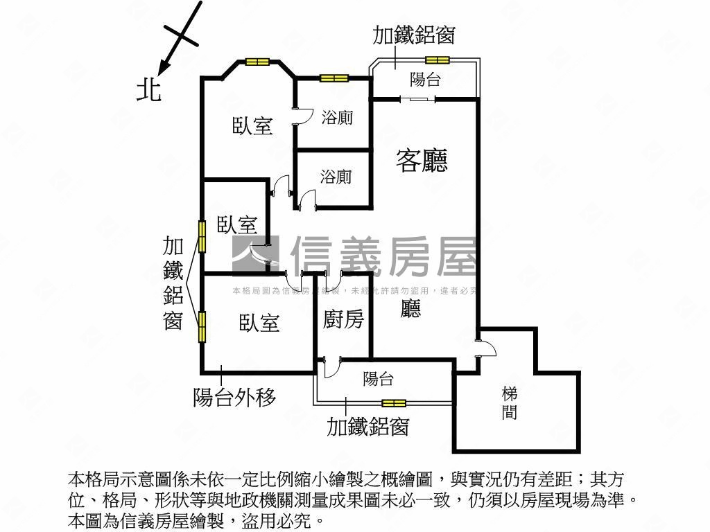近丹鳳捷運邊間採光三房房屋室內格局與周邊環境