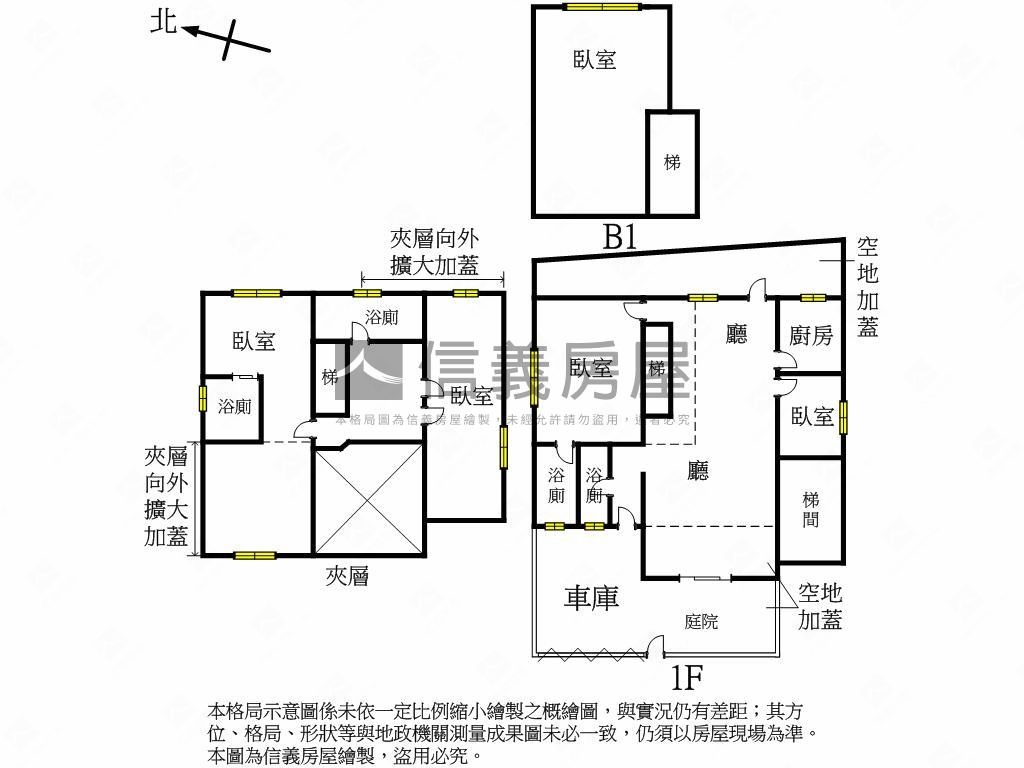 永和靜巷庭院美寓房屋室內格局與周邊環境
