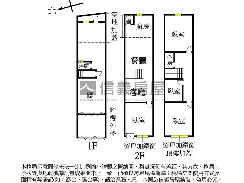 近中正路活路車庫透天房屋室內格局與周邊環境