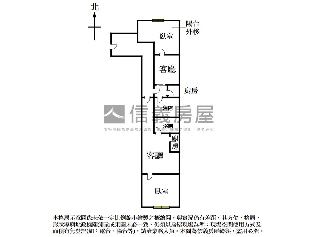 【鉅龍】雙連稀有２房房屋室內格局與周邊環境