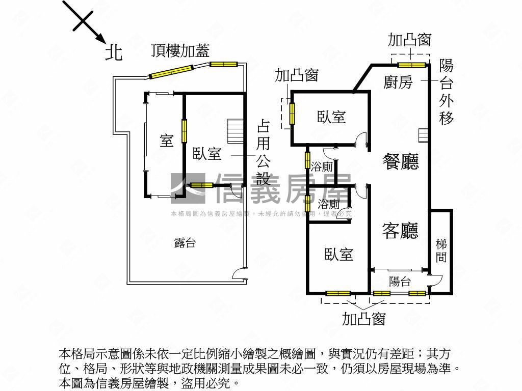 新專任⭐正面公園美寓頂加房屋室內格局與周邊環境