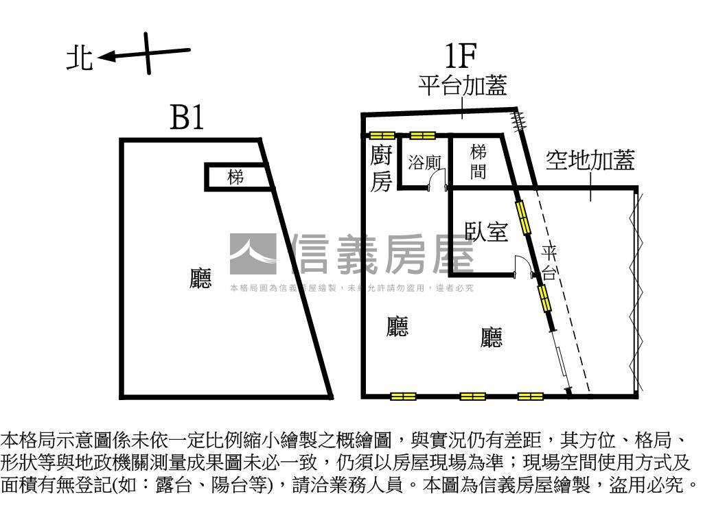 捷運公園面寬一樓＋地下室房屋室內格局與周邊環境