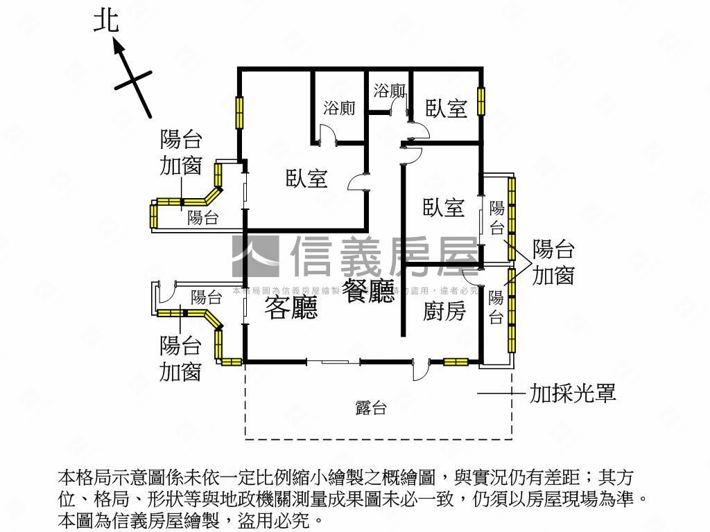 近捷運。三房平車視野戶房屋室內格局與周邊環境