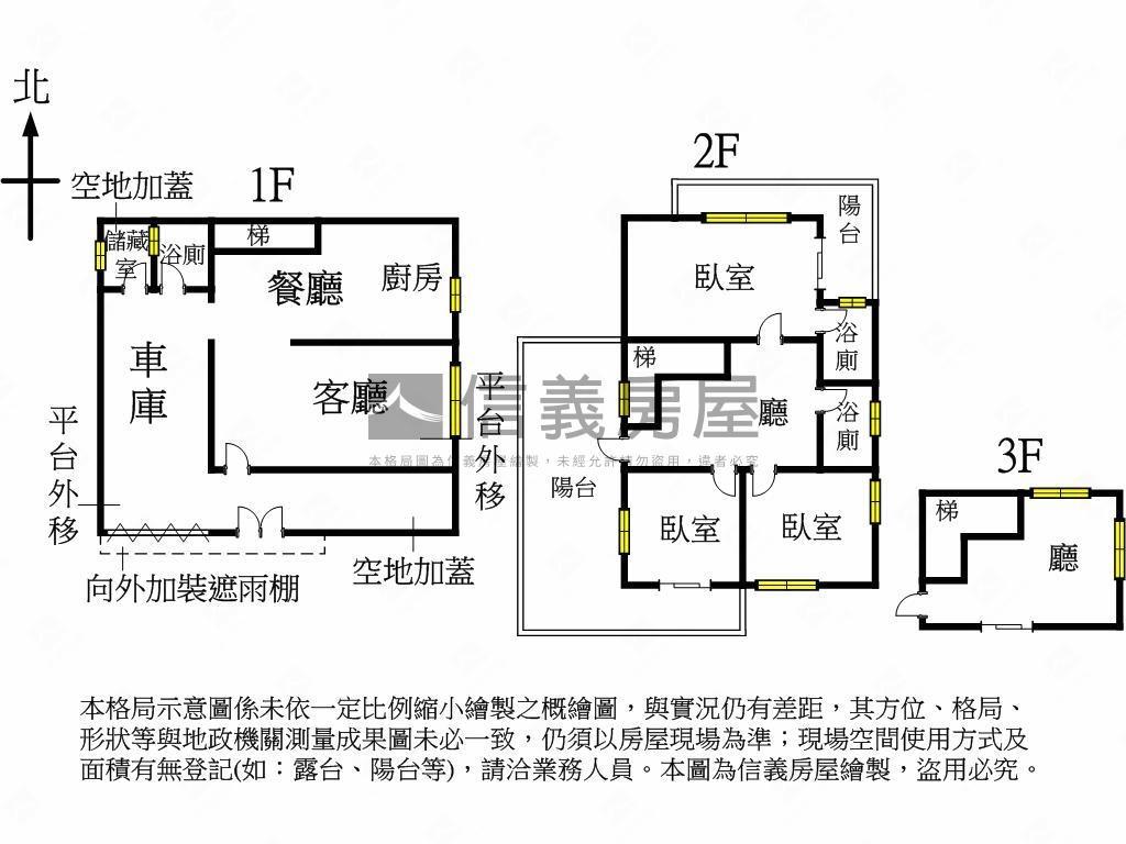 孝友亮麗獨棟透天【Ｂ】房屋室內格局與周邊環境