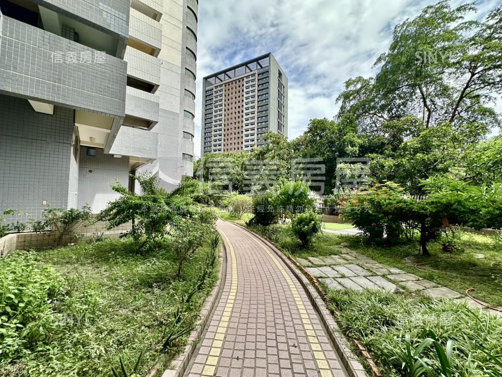大墩天廈公園第一排房屋室內格局與周邊環境