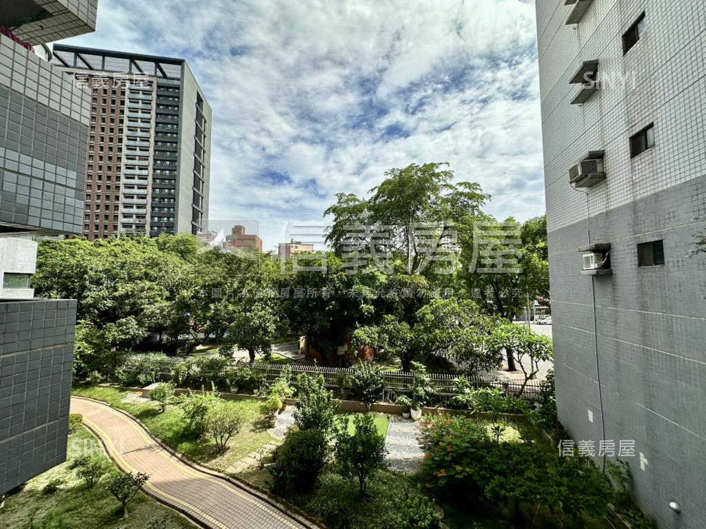 大墩天廈公園第一排房屋室內格局與周邊環境