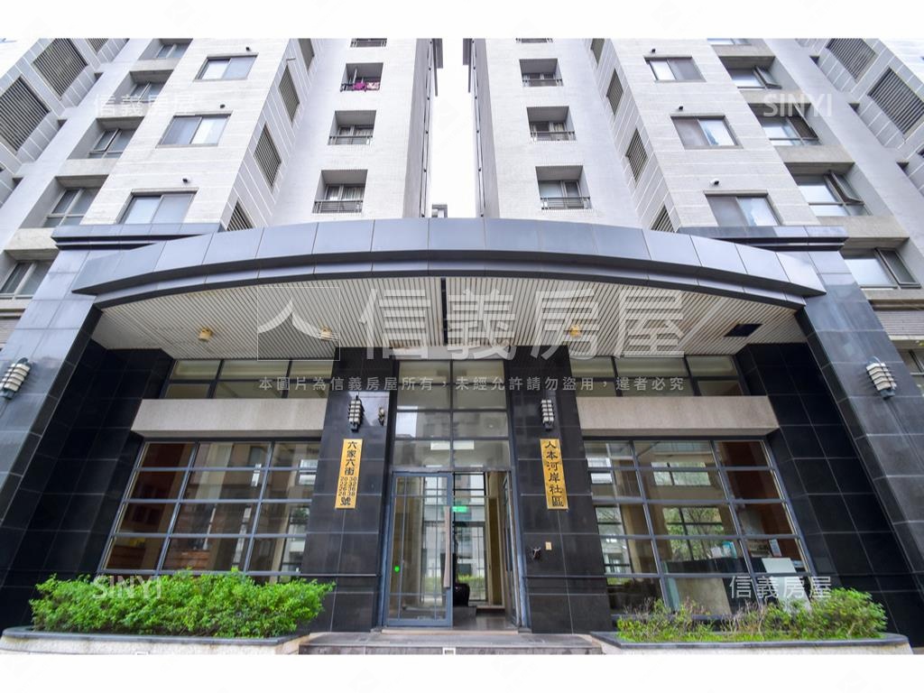 坤山人本河岸美三房房屋室內格局與周邊環境