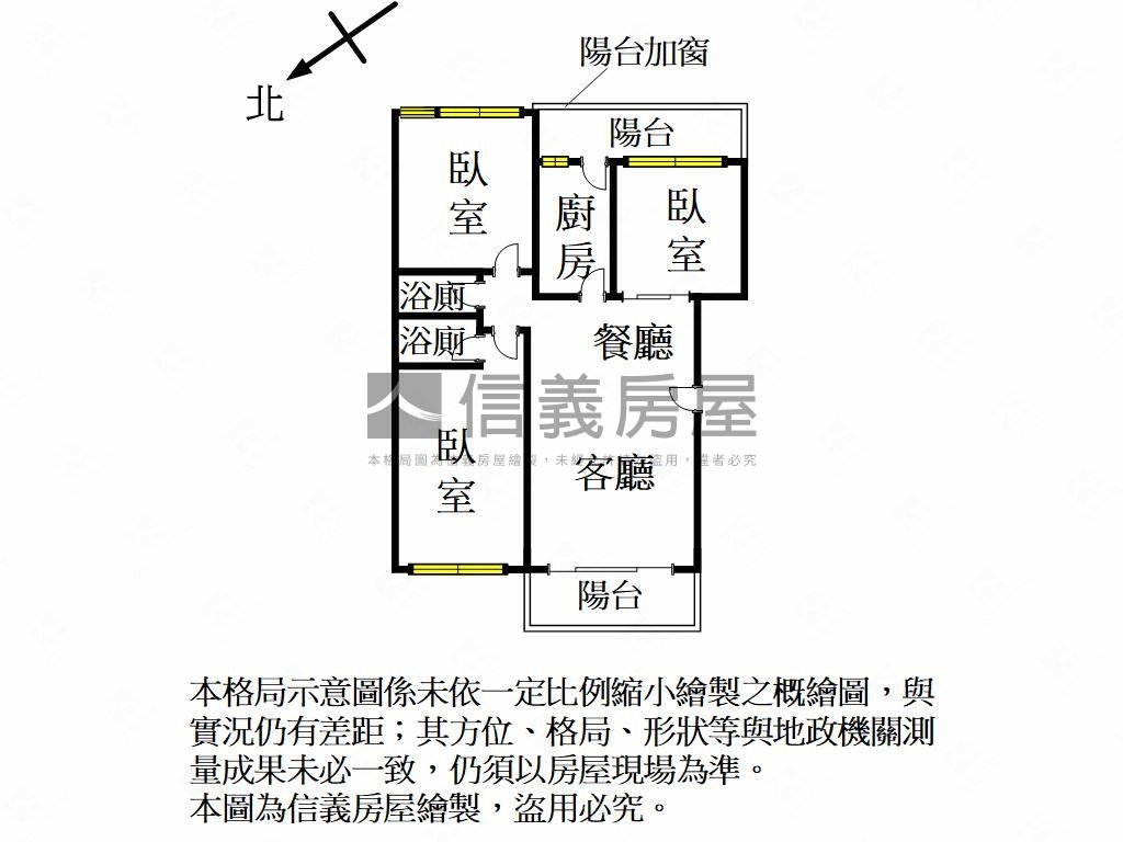 藝術名宮三房有車位房屋室內格局與周邊環境