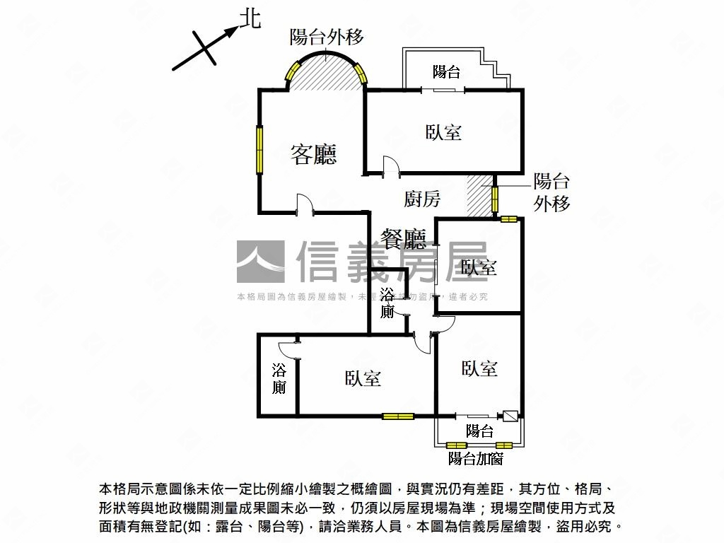 富立真善美四房附車位房屋室內格局與周邊環境